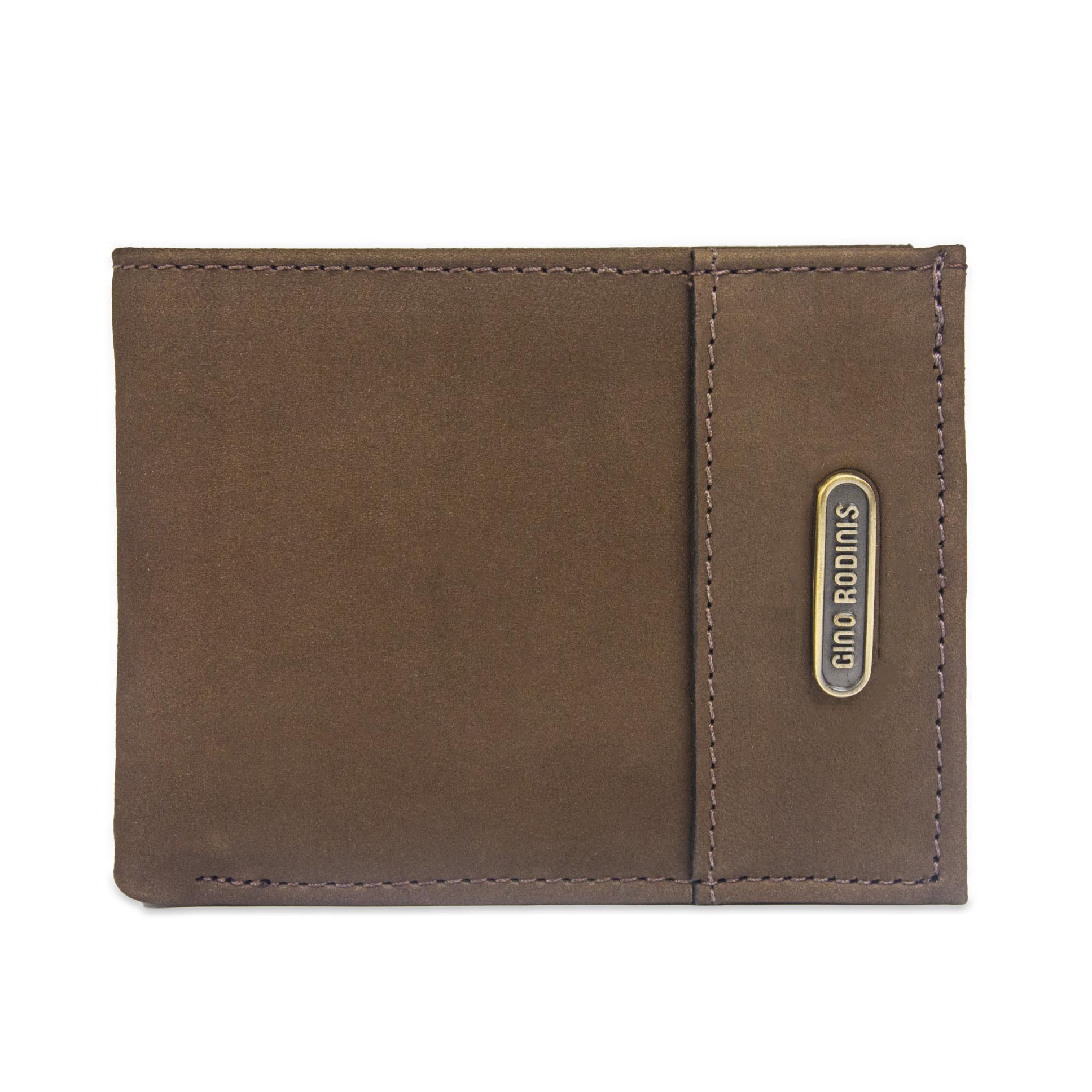 Billetera Gino Rodinis Texas 164 Turquesa/Marrón