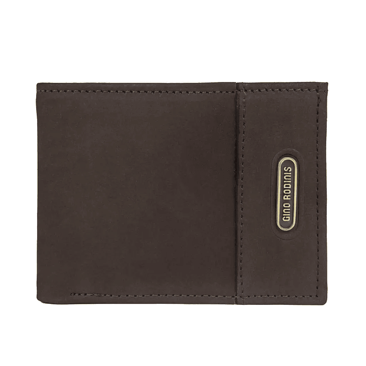 BILLETERA HOMBRE C/MICA GINO RODINIS CAFE 2