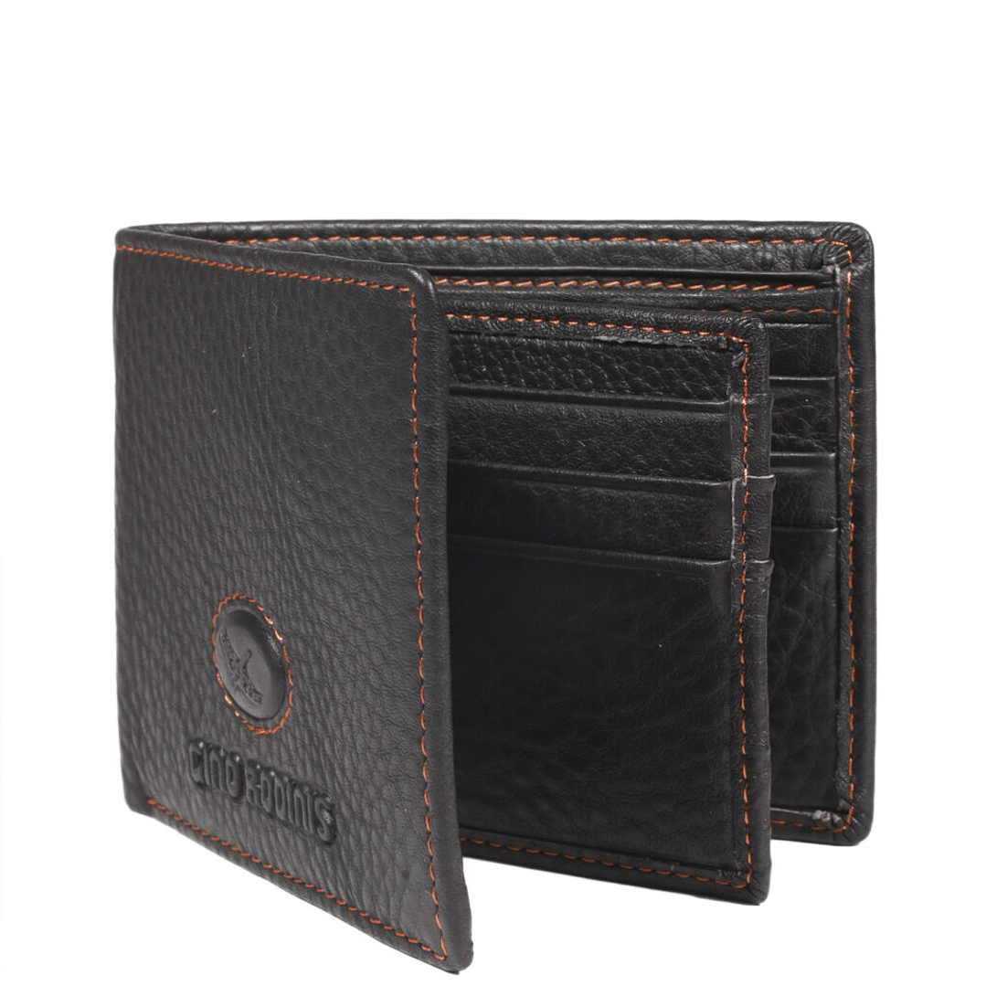 BILLETERA HOMBRE C/VOLANTE 6 TARJETAS NATIVA GINO RODINIS CAFE 1