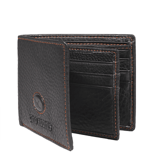 BILLETERA HOMBRE C/VOLANTE 6 TARJETAS NATIVA GINO RODINIS CAFE