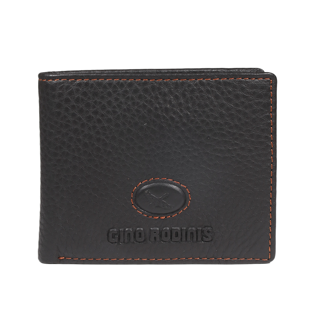 BILLETERA HOMBRE C/VOLANTE 6 TARJETAS NATIVA GINO RODINIS CAFE 5