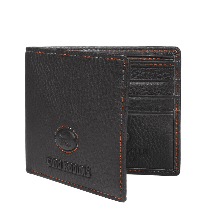 BILLETERA HOMBRE BASICA NATIVA GINO RODINIS CAFE 1