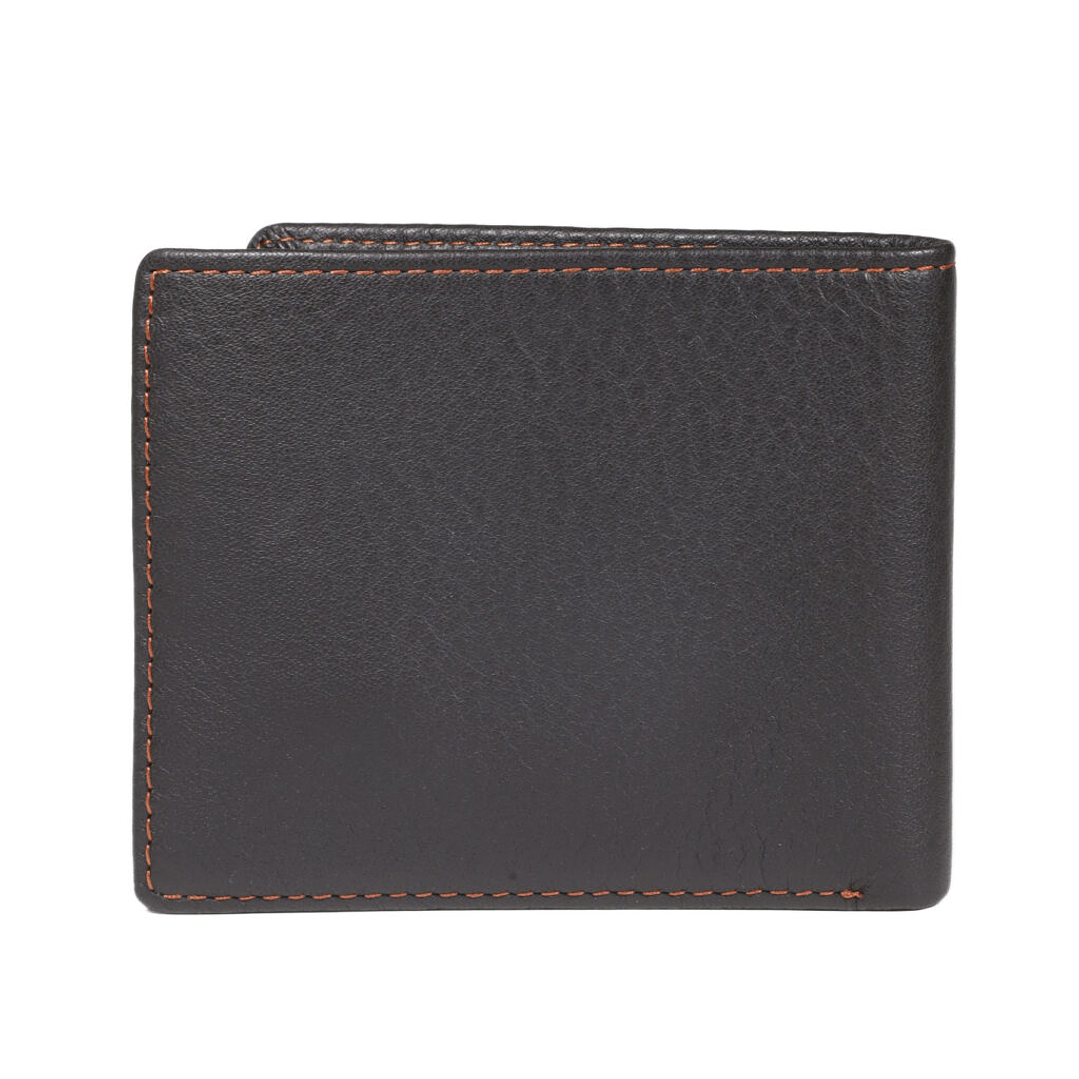 BILLETERA HOMBRE BASICA NATIVA GINO RODINIS CAFE 3