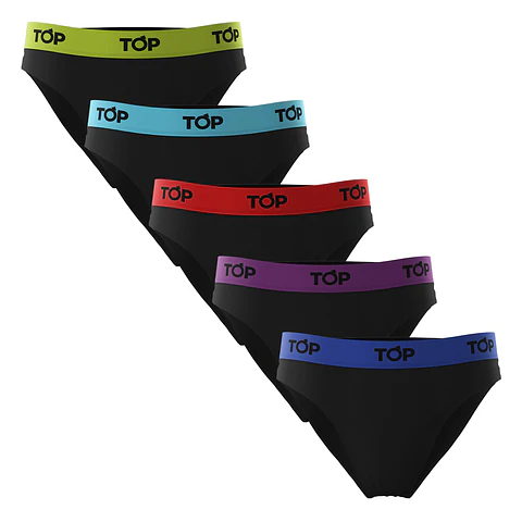 SLIP HOMBRE PACK 5 ALGODON  511P5C7 S/C