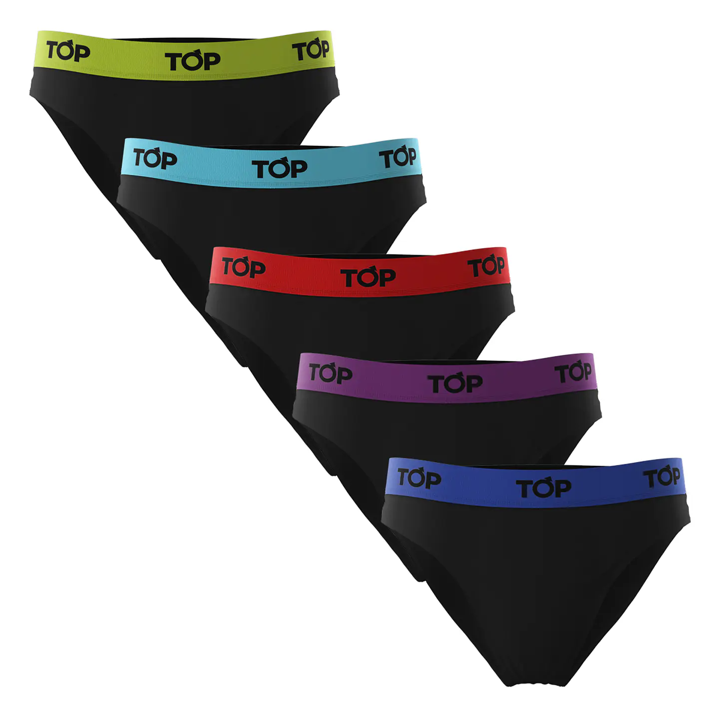 Slip Hombre Pack 5 Algodon  511P5C7 S/C 1