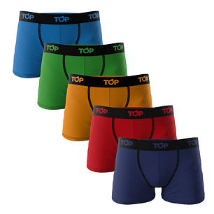 BOXER HOMBRE PACK 5 ALGODON  5013P5C5 S/C