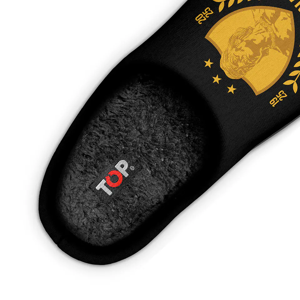 Pantufla Hombre Colo Colo Centenario  493Ccc3 Negro-Dorado 3