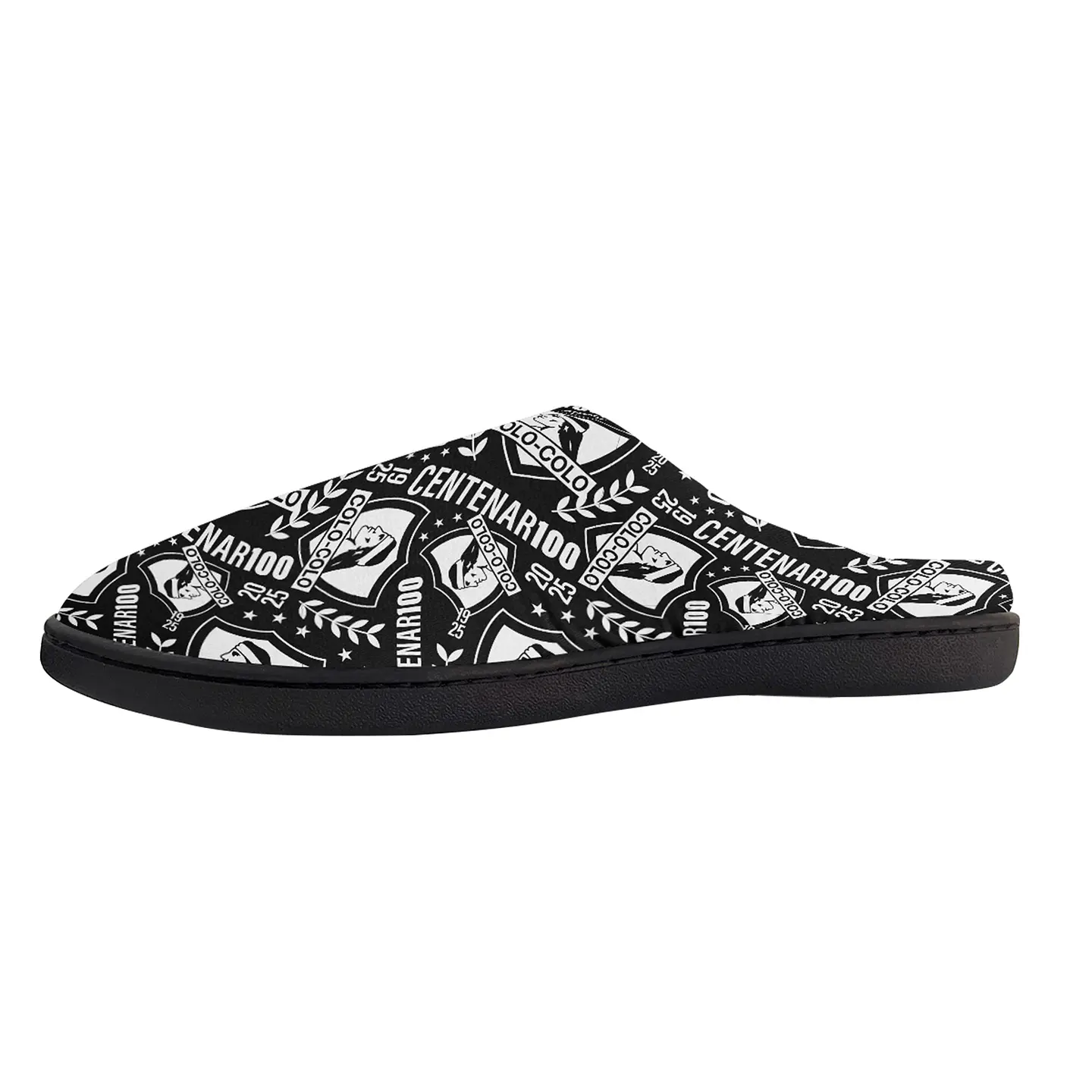 Pantufla Hombre Colo Colo 493Ccc2 Negro-Blanco 2