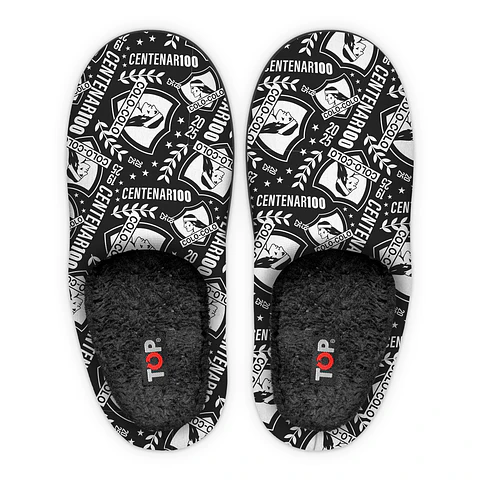 PANTUFLA HOMBRE COLO COLO 493CCC2 NEGRO-BLANCO