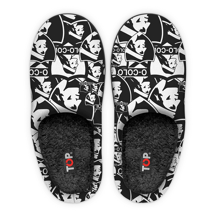 PANTUFLA HOMBRE COLO COLO 493CCC1 NEGRO-BLANCO 1