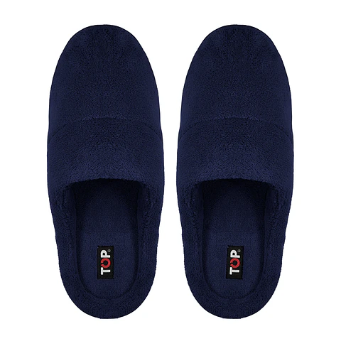 PANTUFLA HOMBRE BASICA 491C2 AZUL