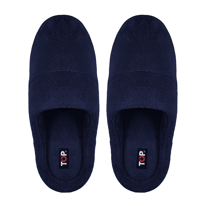 PANTUFLA HOMBRE BASICA 491C2 AZUL 1