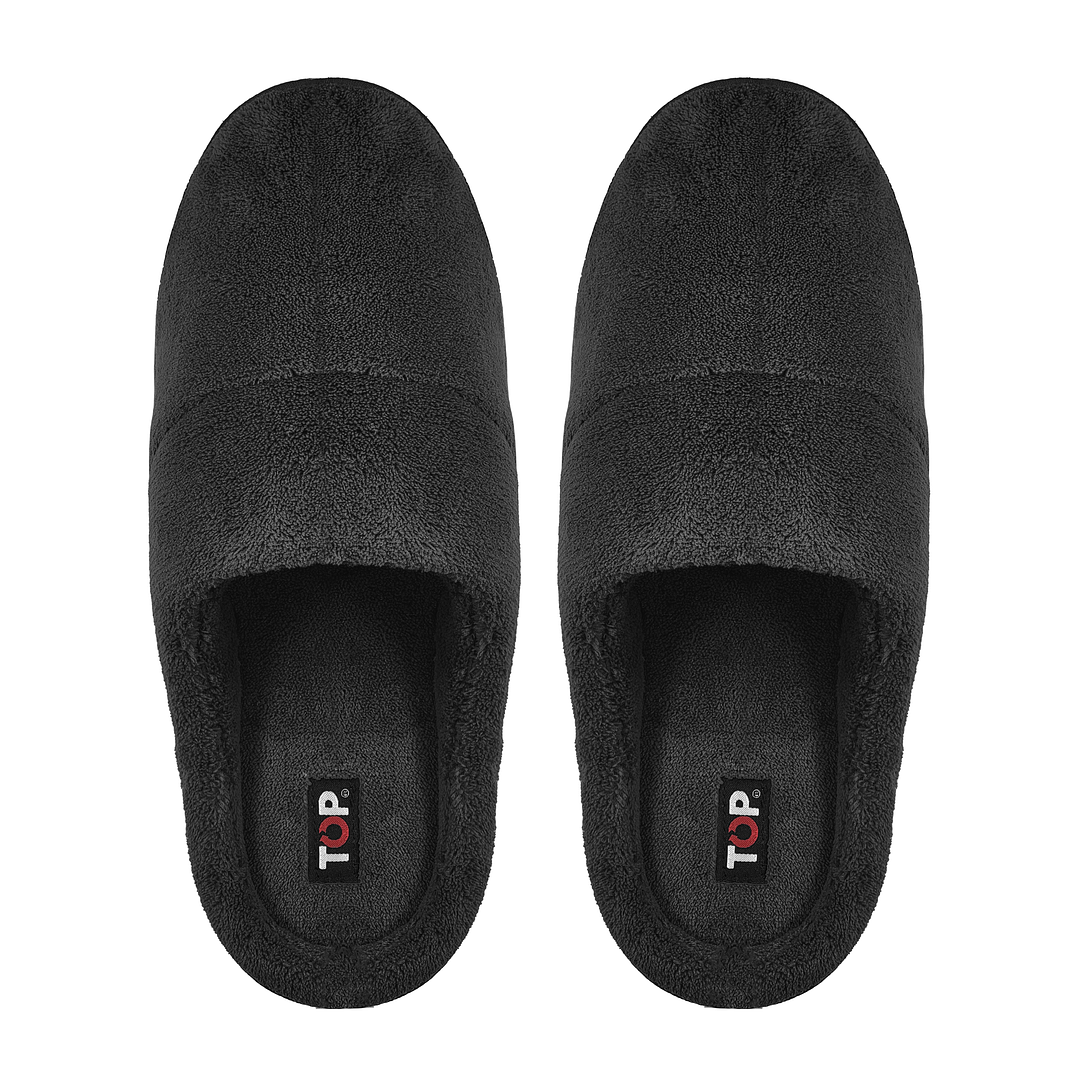PANTUFLA HOMBRE BASICA 491C1 NEGRO 1