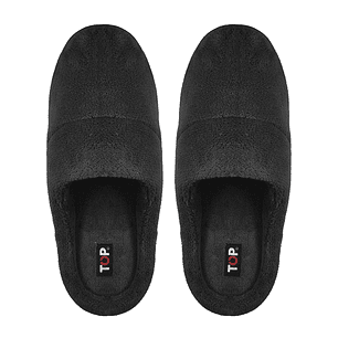 PANTUFLA HOMBRE BASICA 491C1 NEGRO