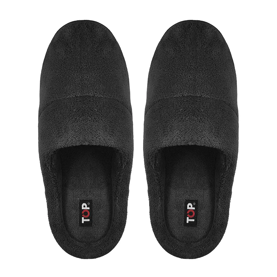 Pantufla Hombre Basica 491C1 Negro 1