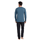 PIJAMA HOMBRE C/P M/L C/PANTALON 262AIC3 AZUL - Miniatura 2
