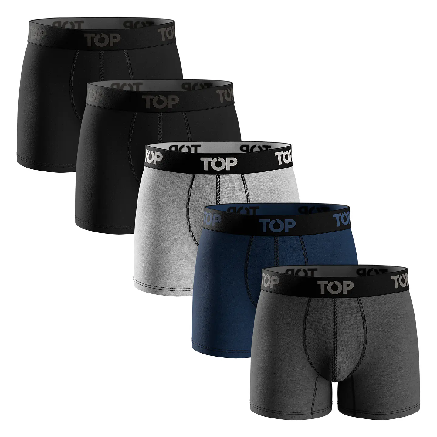 Boxer Hombre Pack 12 L/Medio Algodón 208P5C8 1