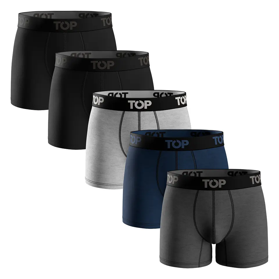 Boxer Hombre Pack 12 L/Medio Algodón 208P5C8 1