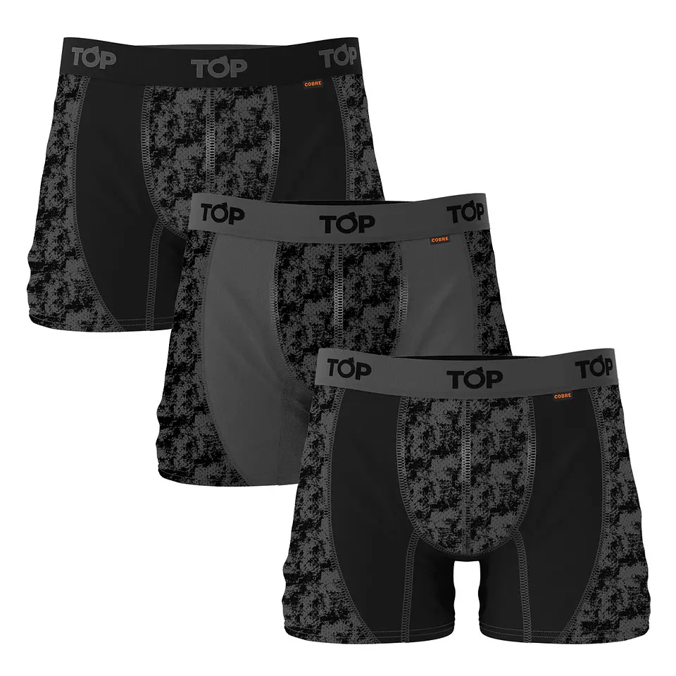 Boxer Hombre Pack 3 L/Medio Microfibra 208Mccp3C2 1