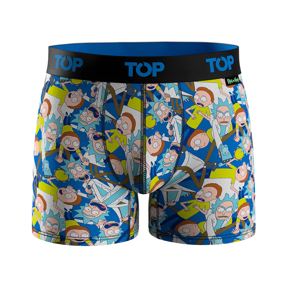Boxer Hombre Pack 3 L/Medio Rick And Morty 208Armp3C3 3