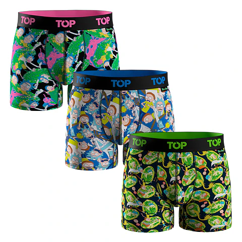 Boxer Hombre Pack 3 L/Medio Rick And Morty 208Armp3C3