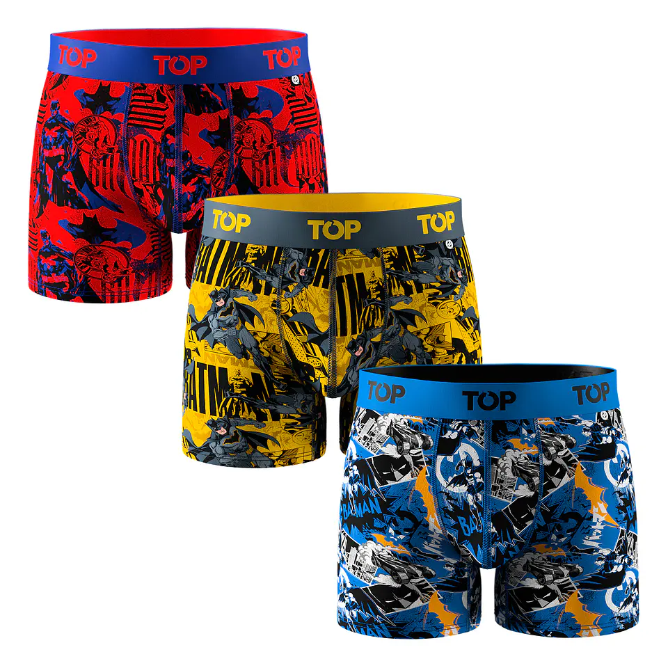 Boxer Hombre Pack 3 L/Medio Dc 208Adcp3C22 1