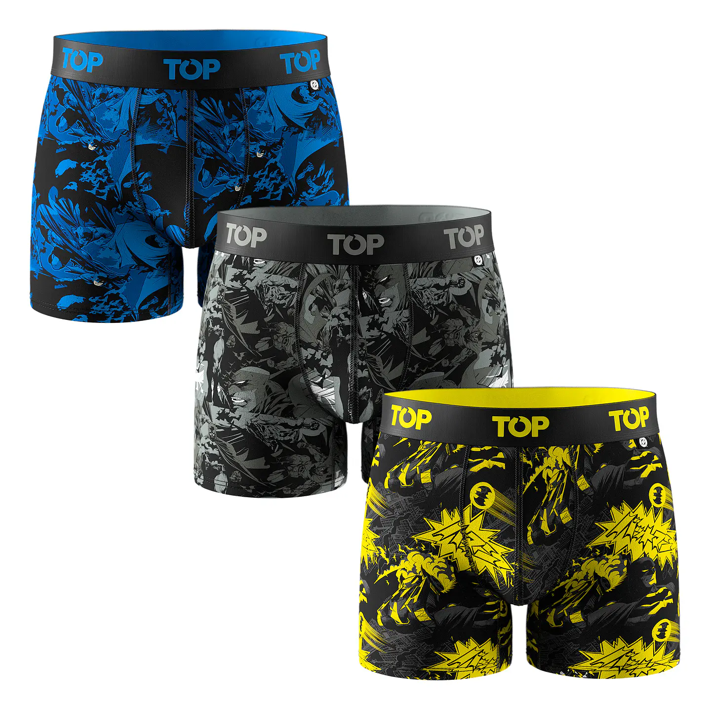 Boxer Hombre Pack 3 L/Medio Dc 208Adcp3C21 1