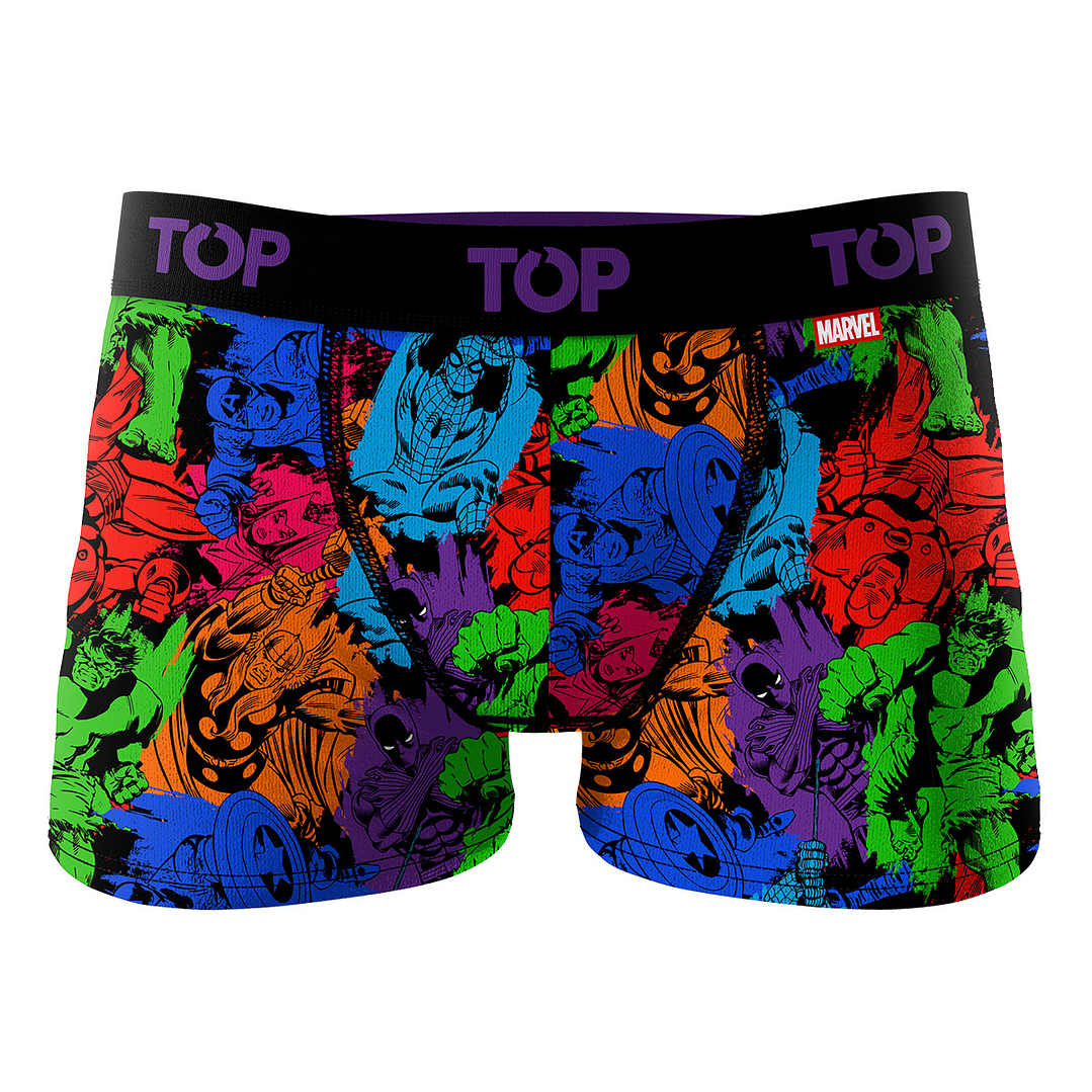 BOXER HOMBRE PACK 4 MARVEL SUPERHEROES 5013AMP4C15 S/C 2