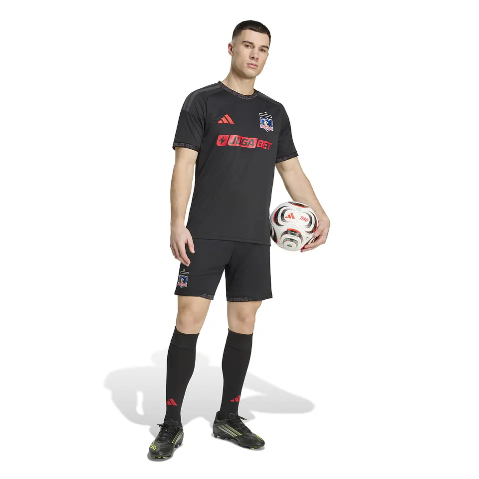Camiseta Hombre  Manga Corta Colo Colo Away Adidas Jl6690 Negro 3