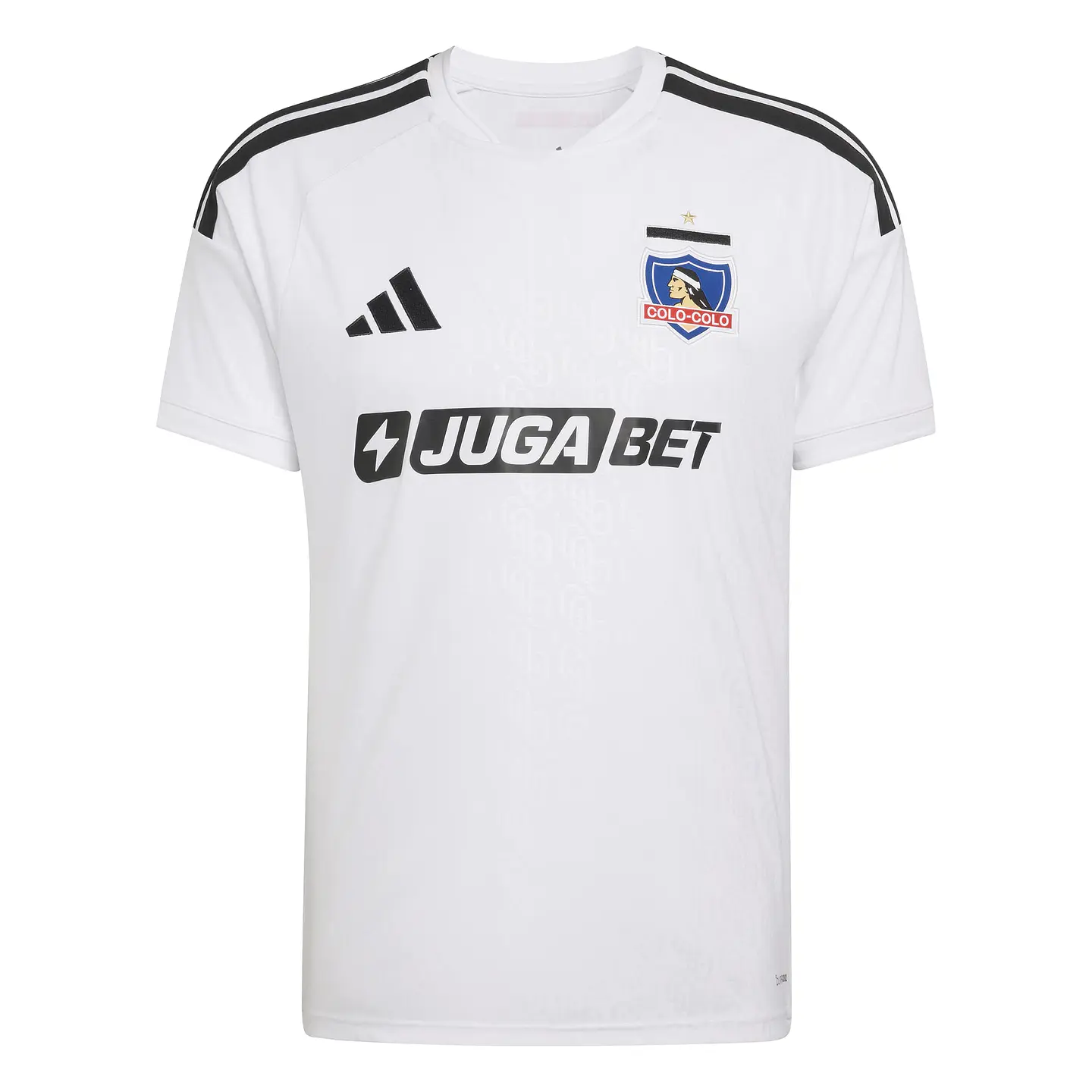 Camiseta Hombre  Manga Corta Colo Colo Home Adidas Jl6689 Blanco 1