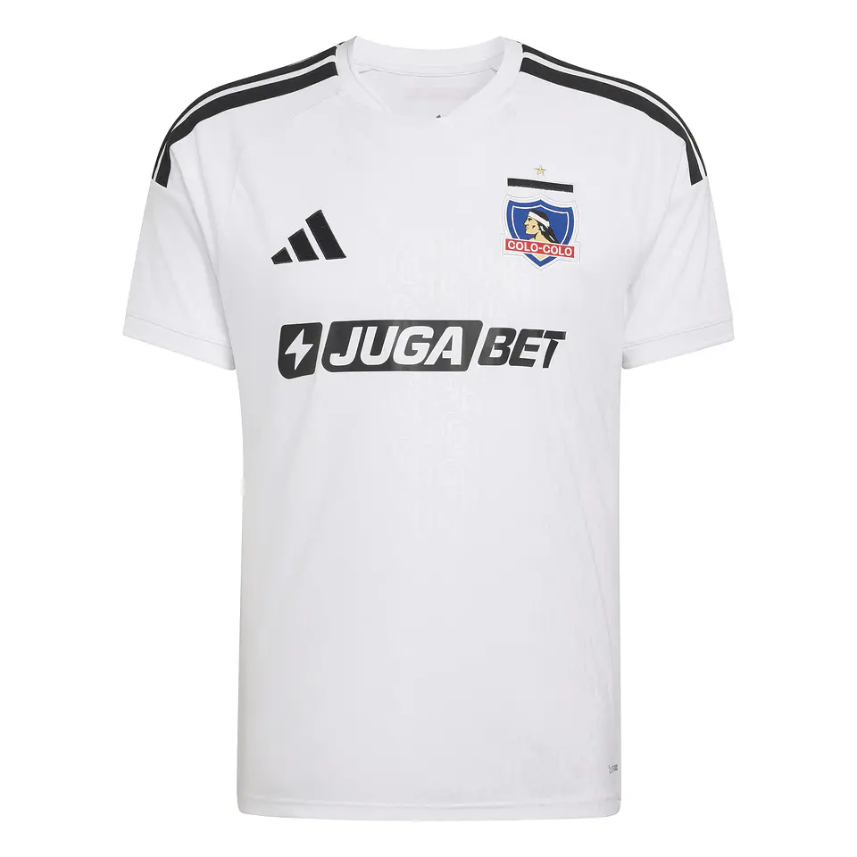 Camiseta Hombre  Manga Corta Colo Colo Home Adidas Jl6689 Blanco 1