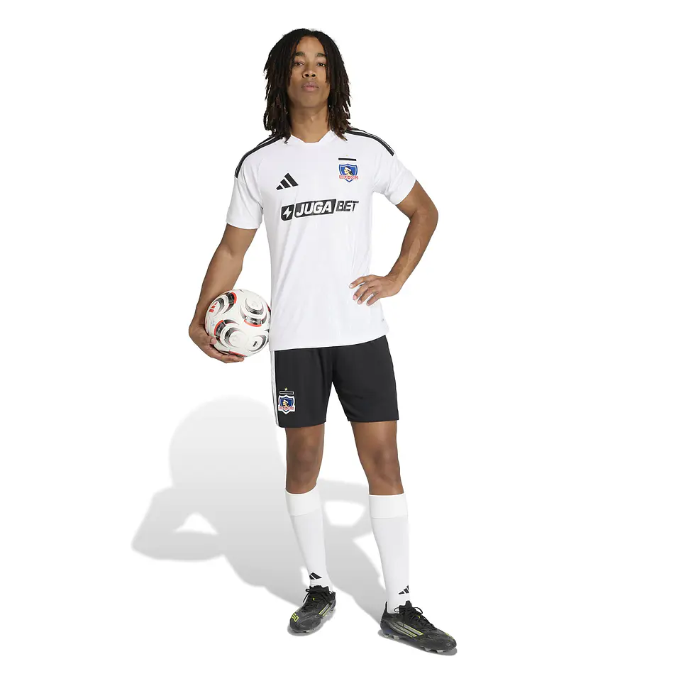 Camiseta Hombre  Manga Corta Colo Colo Home Adidas Jl6689 Blanco 3