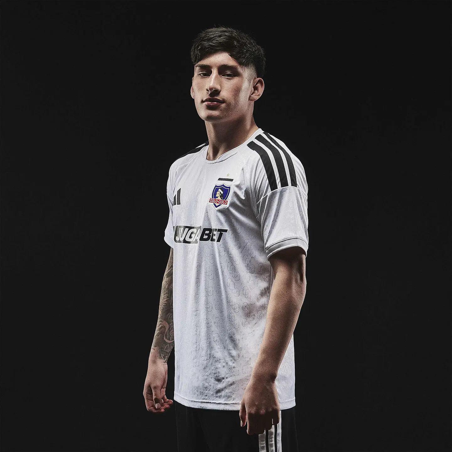 Camiseta Hombre  Manga Corta Colo Colo Home Adidas Jl6689 Blanco 4