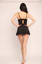 Babydoll (Mu) Encaje /Colaless Mon-Amour 748 Negro-Rojo  - Miniatura 4