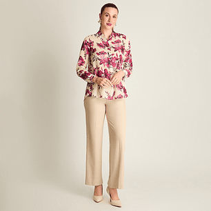 BLUSA (MU) M/L CAMISERA EST. APLIC LUREX LORENZO IMP. 208507 ARENA 