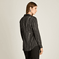 BLUSA (MU) M/L CAMISERA SATIN BASICA LISA LORENZO IMP. 208505 NEGRO  - Miniatura 2