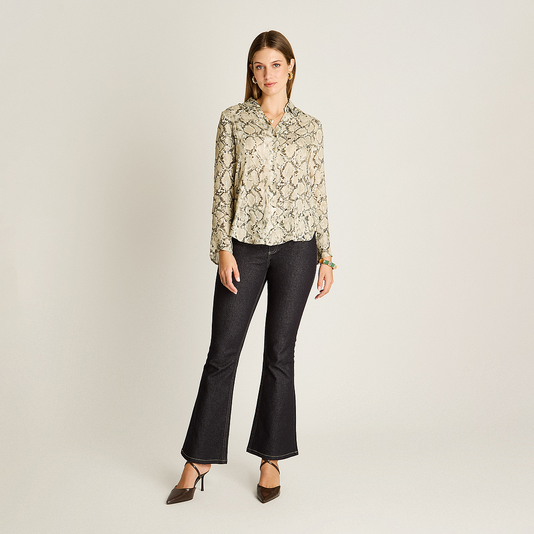 BLUSA (MU) M/L CAMISERA EST. APLIC LUREX LORENZO IMP. 208513 PISTACHO  2