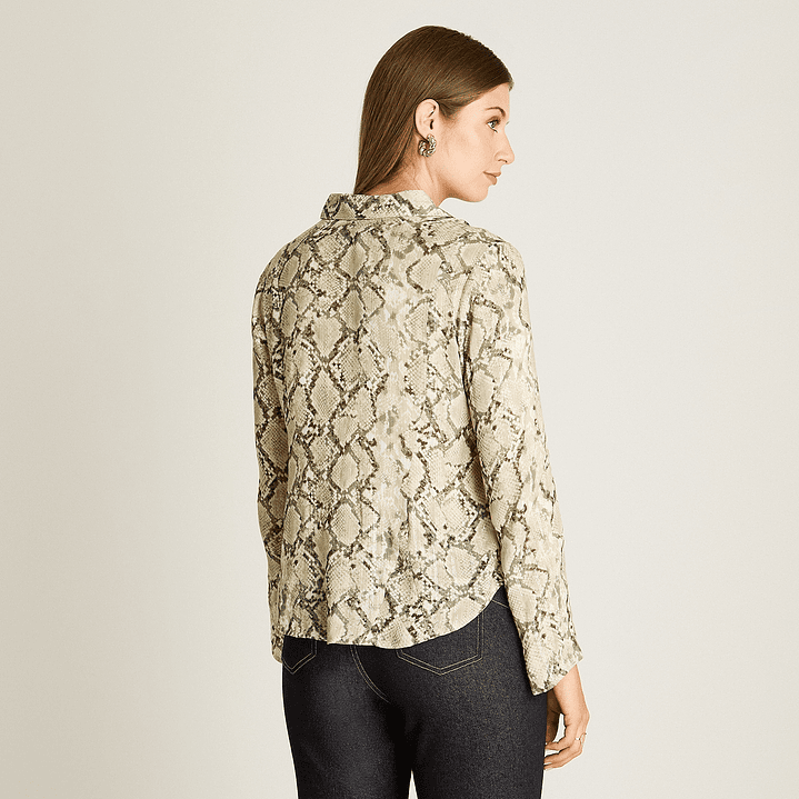 BLUSA (MU) M/L CAMISERA EST. APLIC LUREX LORENZO IMP. 208513 PISTACHO  3