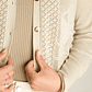 CARDIGAN (MU) M/L C/V BOTONES DORADOS LUREX LORENZO IMP. 808502 ARENA  - Miniatura 4