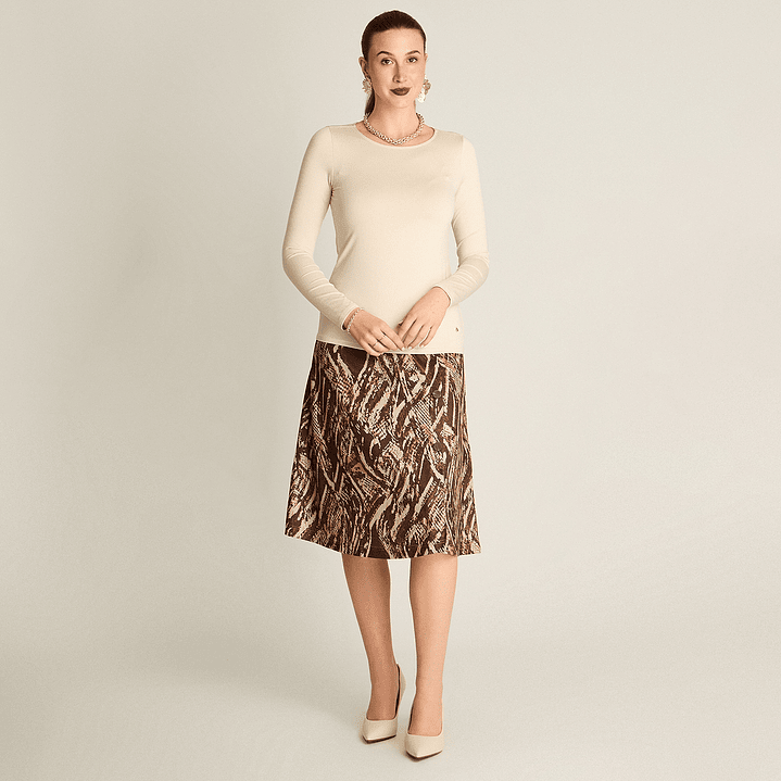 POLERA (MU) M/L C/P BASICA LISA TT LORENZO IMP. 100010 ARENA  2