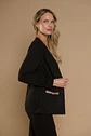 Chaleco (Mu) M/L Melange C/Polera Listada Give Y76400 Negro  - Miniatura 8