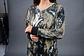Polera (Mu) C/V M/L Est Aplic Lurex Give W56412 Camel - Miniatura 4