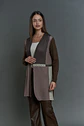 Tapado (Mu) M/L Bicolor Largo Aplic Tachas Give T46400 Cafe - Miniatura 6