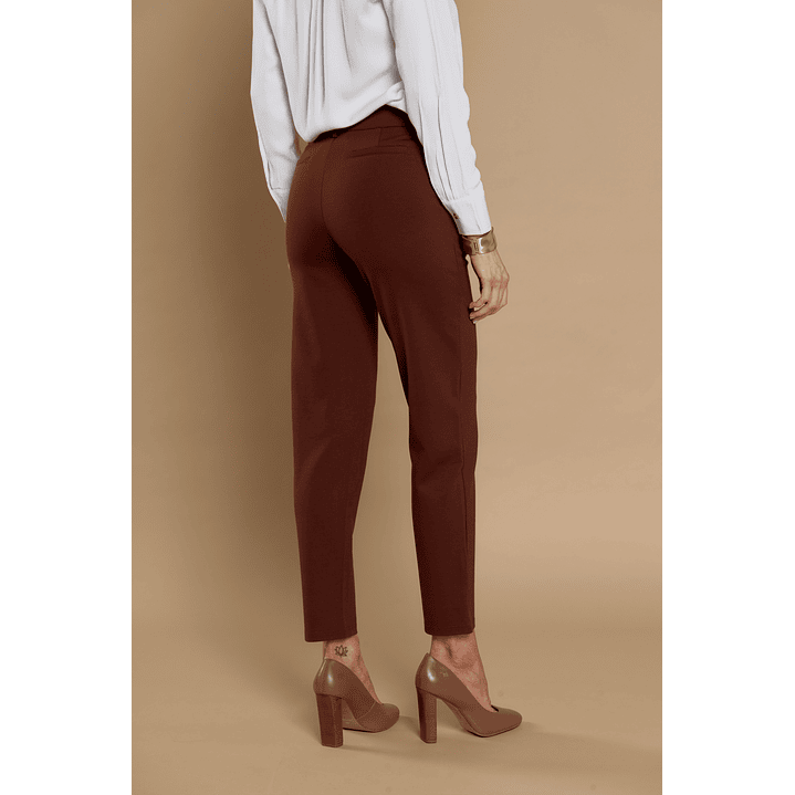 PANTALON (MU) VESTIR SLIM GADWICK (CROP) GIVE P66403 CAFE 4