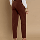PANTALON (MU) VESTIR SLIM GADWICK (CROP) GIVE P66403 CAFE - Miniatura 4