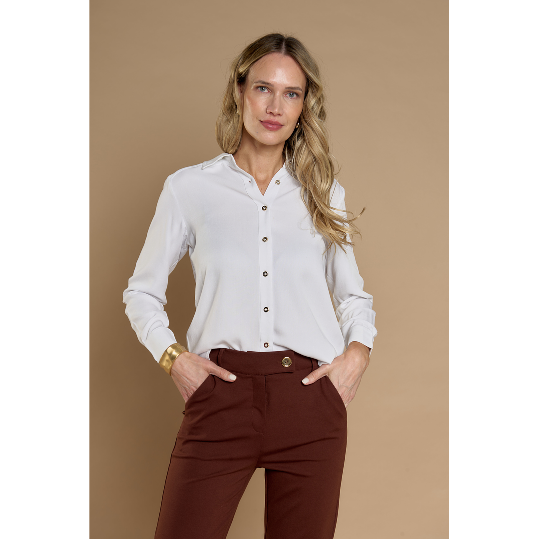 PANTALON (MU) VESTIR SLIM GADWICK (CROP) GIVE P66403 CAFE 5