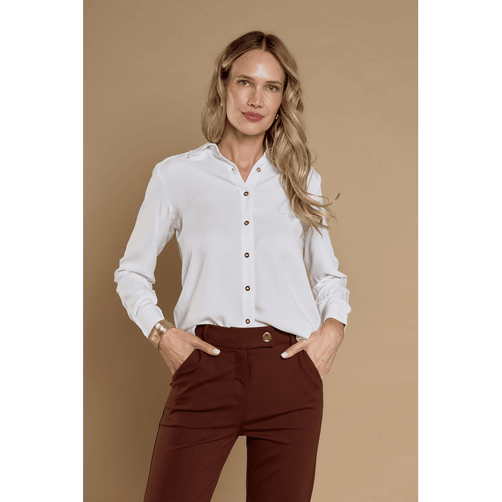 PANTALON (MU) VESTIR SLIM GADWICK (CROP) GIVE P66403 CAFE 5