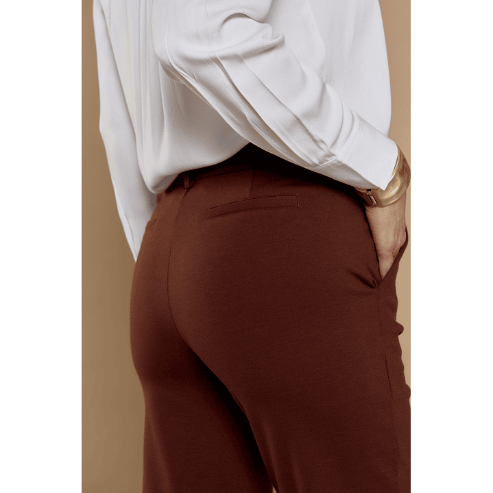 PANTALON (MU) VESTIR SLIM GADWICK (CROP) GIVE P66403 CAFE 6