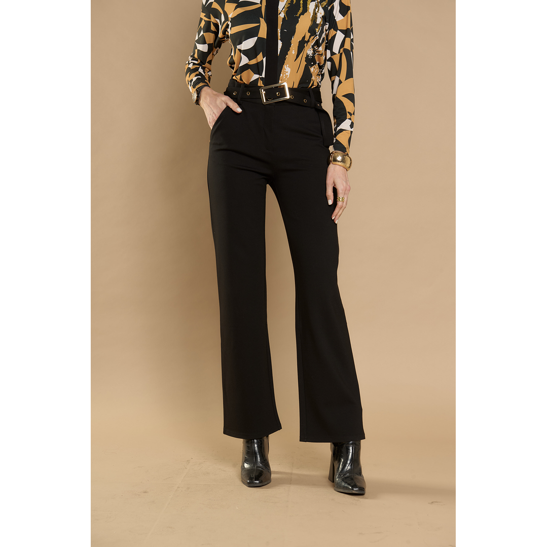 PANTALON (MU) VESTIR RECTO C/CINT GADWICK GIVE P66403NEGRO 2