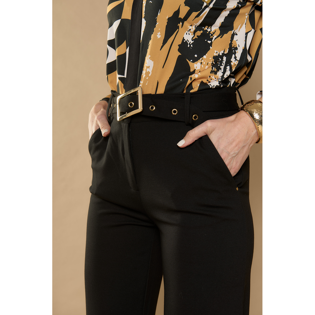 PANTALON (MU) VESTIR RECTO C/CINT GADWICK GIVE P66403NEGRO 3